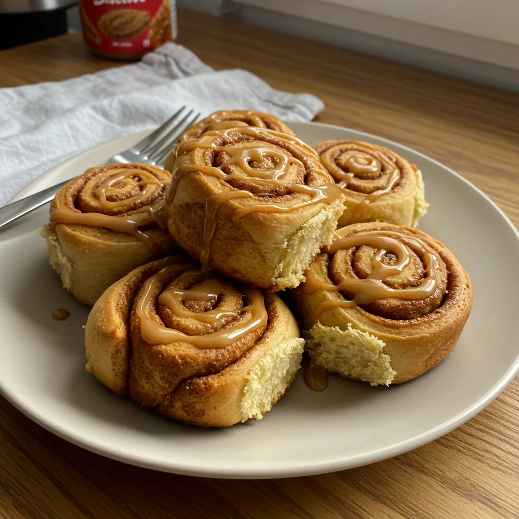 Biscoff Cookie Butter Cinnamon Rolls From Scratch: The Ultimate Decadent Sweet Treat - tertiary view